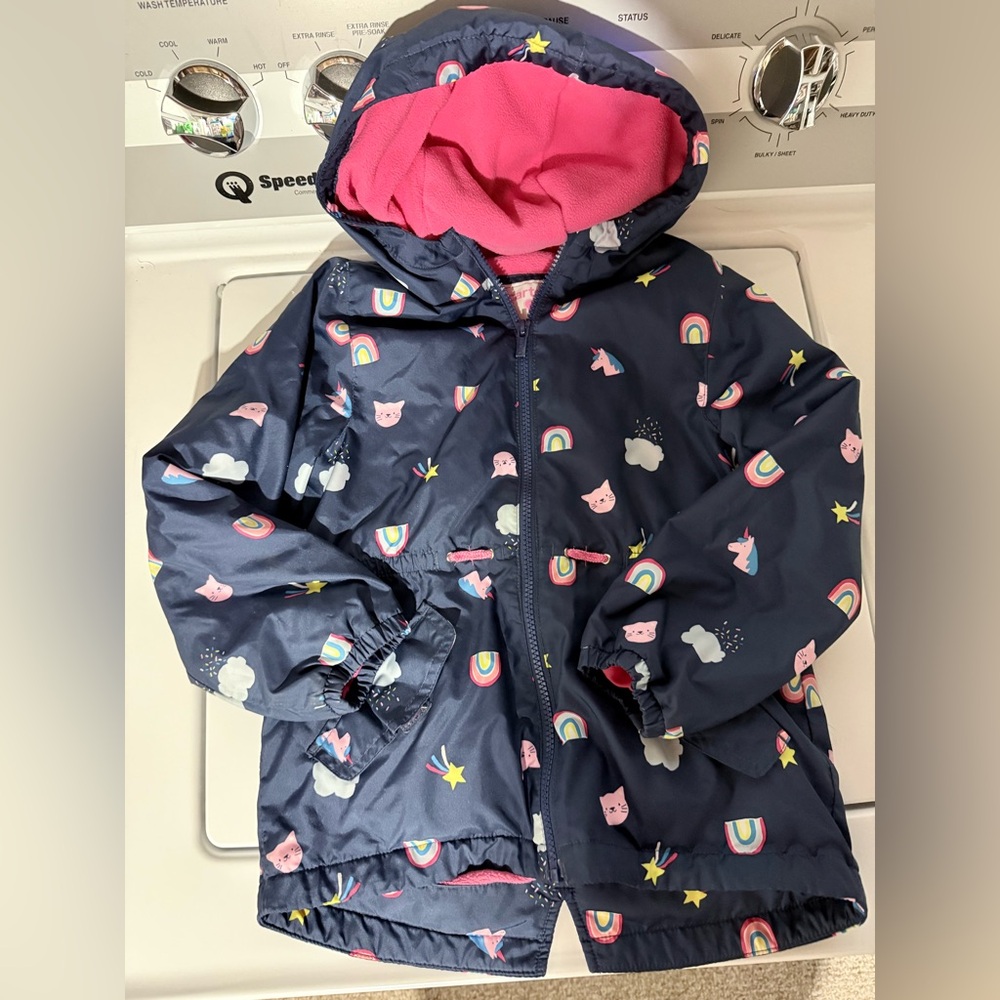 Girls fleece lined jacket